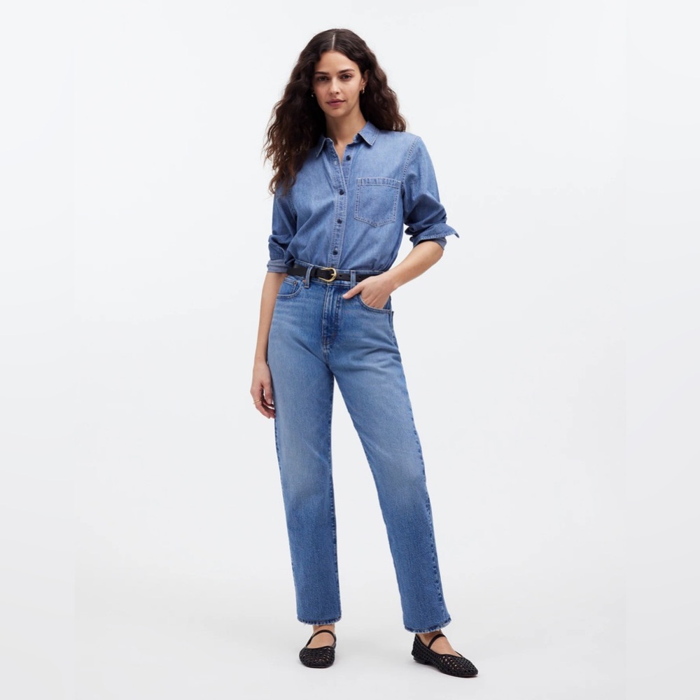 The '90s Straight Crop Jean